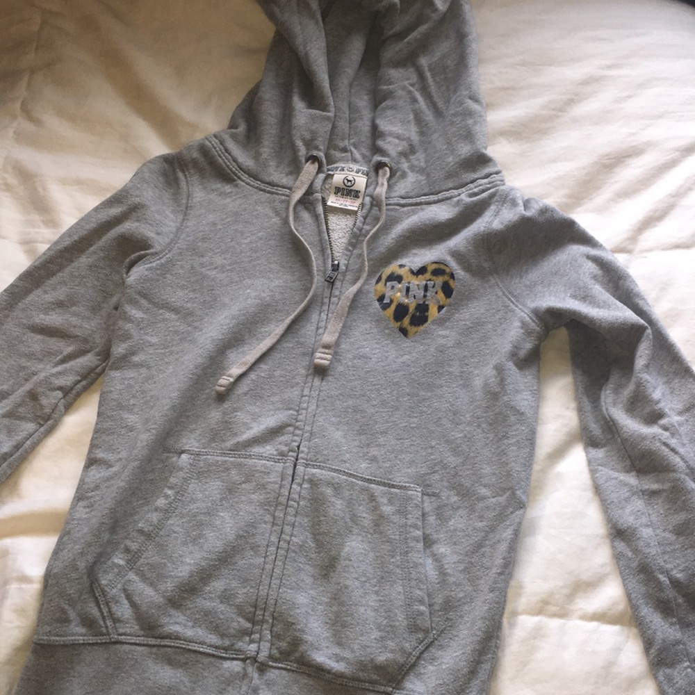VS PINK Hoodie Zip Up